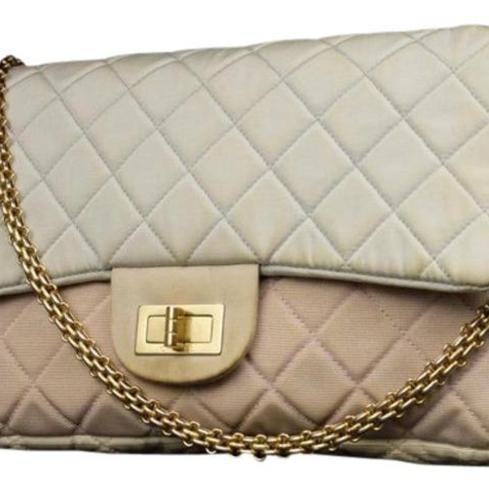 Chanel Classic Flap Pastel Jumbo Tricolor Shoulder